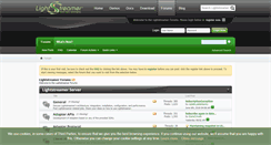 Desktop Screenshot of forums.lightstreamer.com