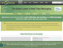 Tablet Screenshot of lightstreamer.com